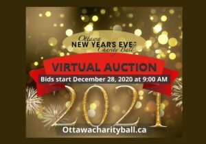 Ottawa New Year's Eve Charity Ball VIRTUAL AUCTION